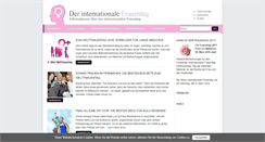 Desktop Screenshot of frauentagx100.de